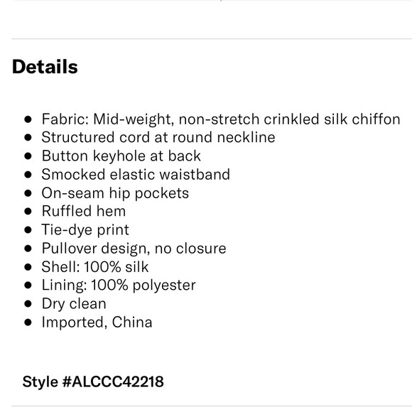 A.L.C. ‘Elara’ Sleeveless Silk Midi Dress - Size 6 - NWT ($650US)! - Picture 6 of 10